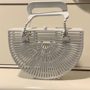 White Bamboo Ark Summer Beach Bag (brand new)
